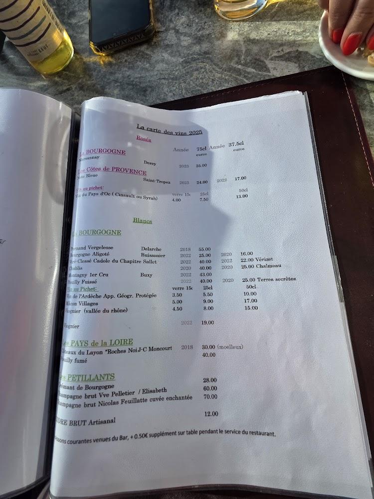 Auberge du Morvan - Menu Image 4